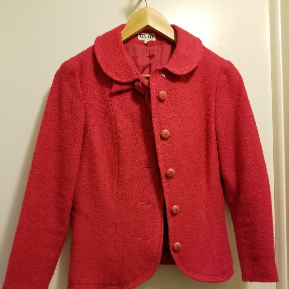 Vintage Hot Pink Suit Petite Small